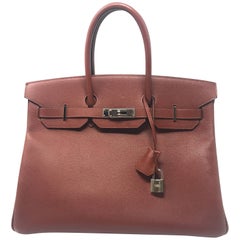 Hermes Birkin 35cm Sienne