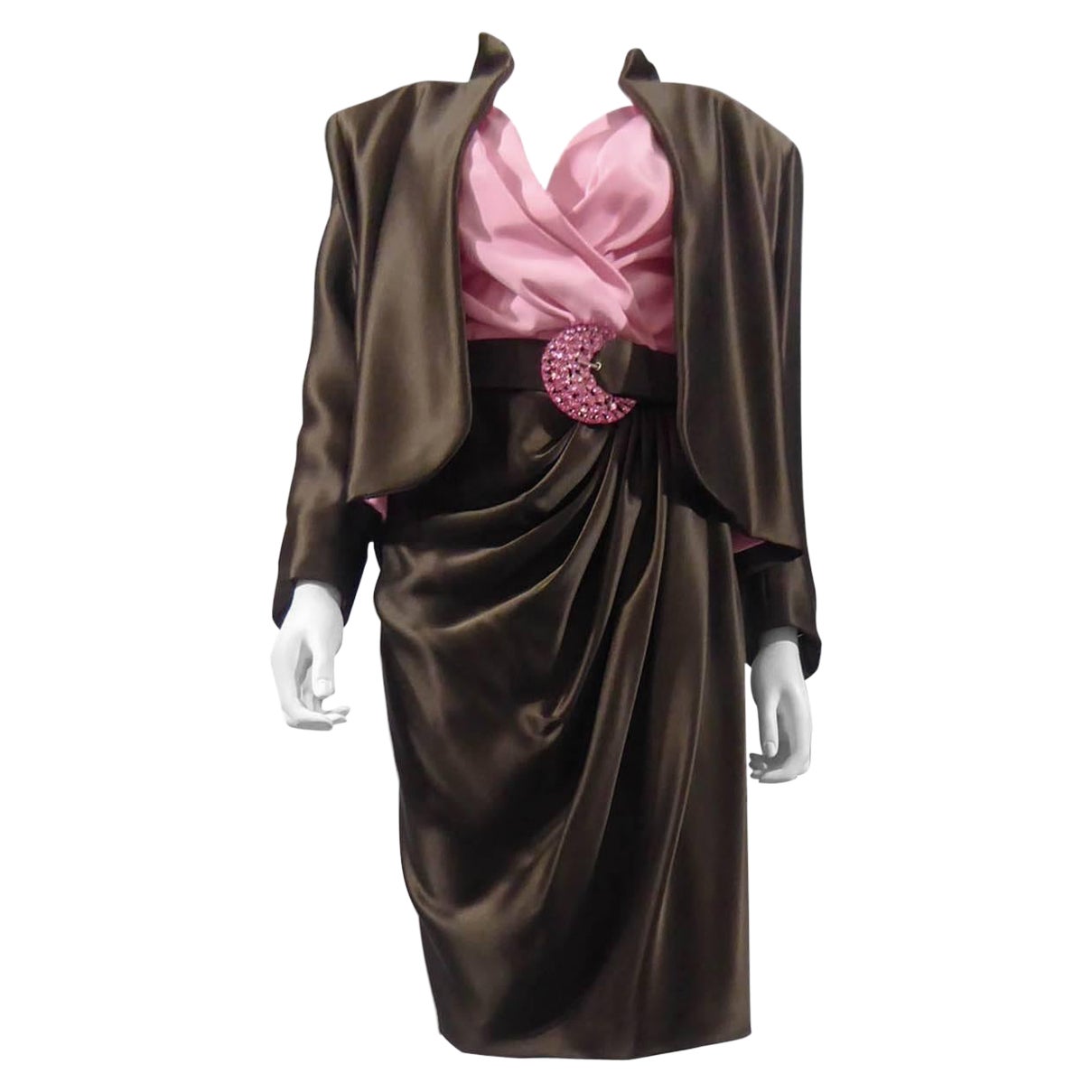An Yves Saint Laurent Couture Evening Set Numbered 65123, Circa 1989