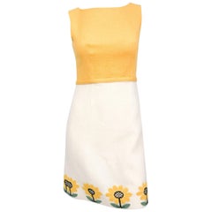 Retro 1960s Lanz Mod Daisy Dress