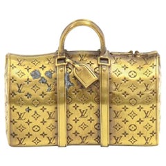 Louis Vuitton Gold Keepall Paperweight-VIP Limited Collectible