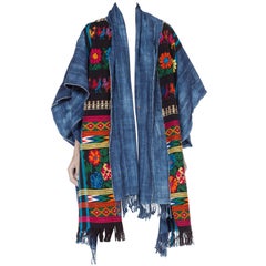 Morphew Indigo Collection Guatemalan & African Ethnic Kimono Jacket