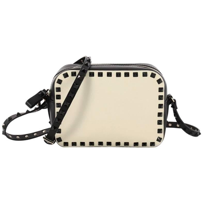 Valentino Rockstud Camera Crossbody Bag Leather