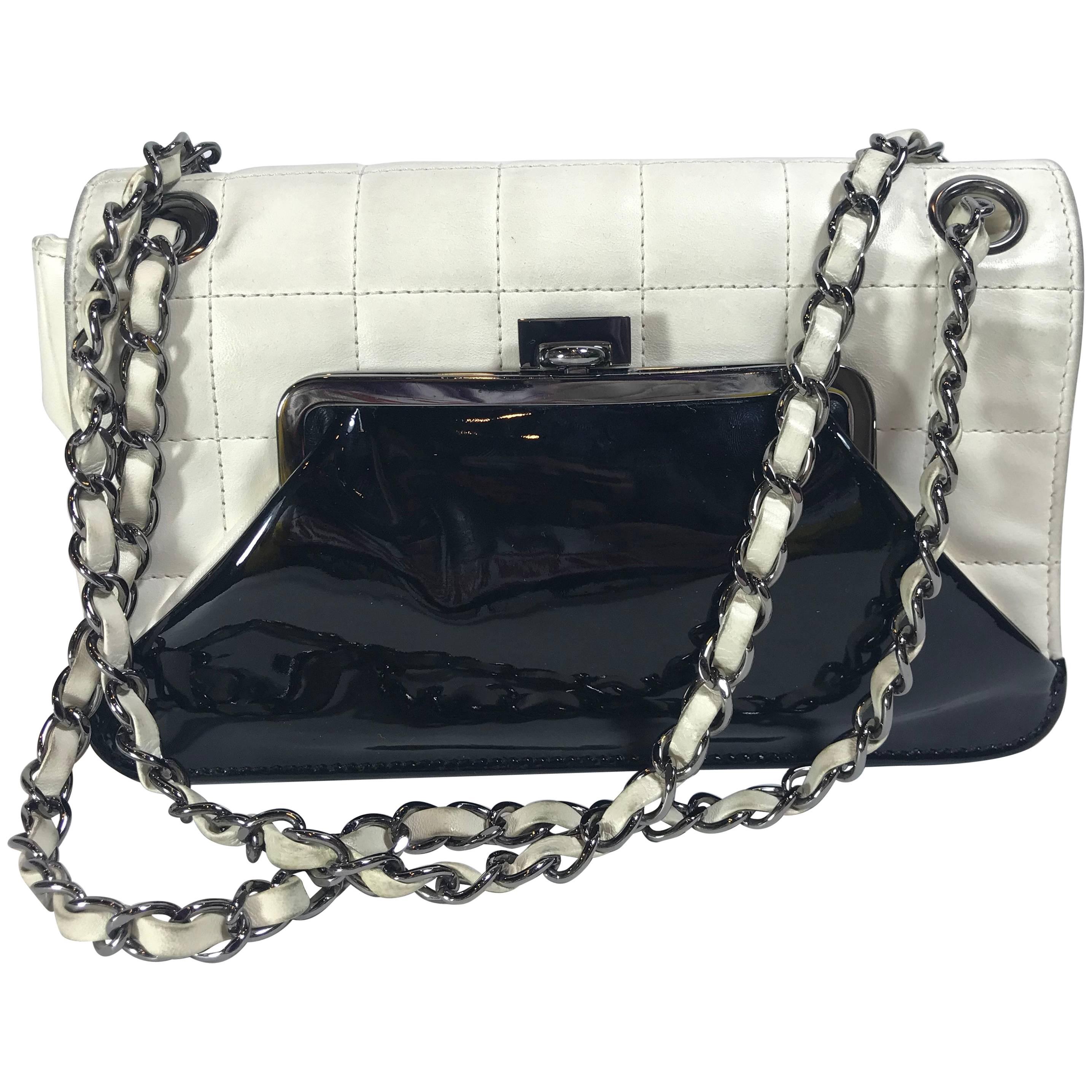Chanel Square Quilted Flap Bag For Sale