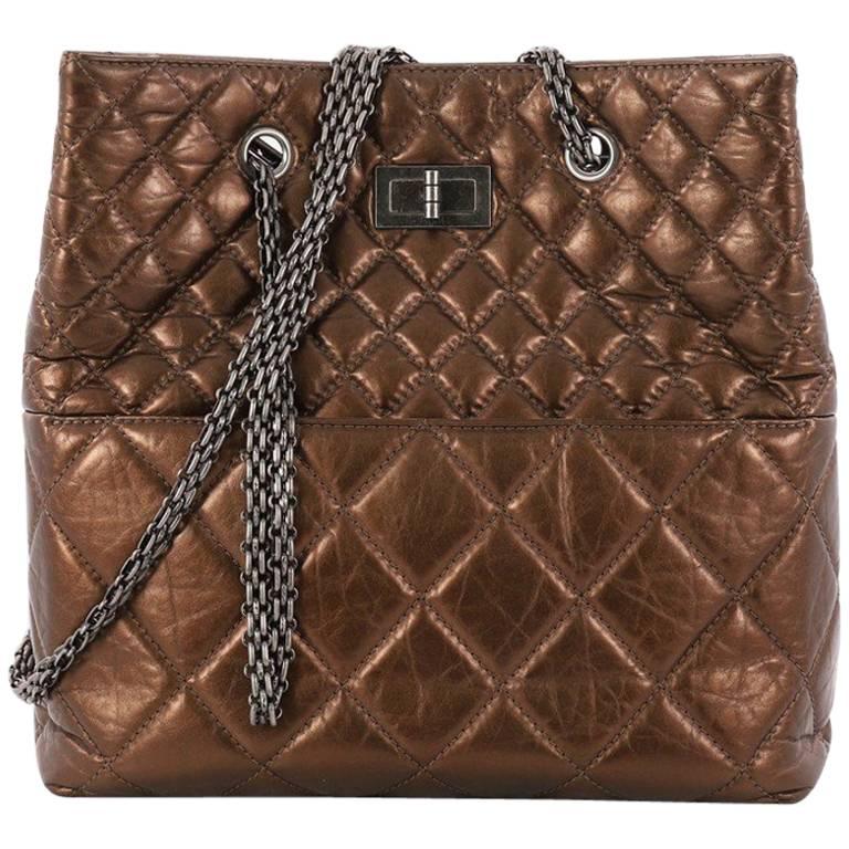 Chanel Reissue Quilted Aged Calfskin Tall Tote 