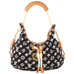 Louis Vuitton Bulles Handbag Monogram Nylon MM
