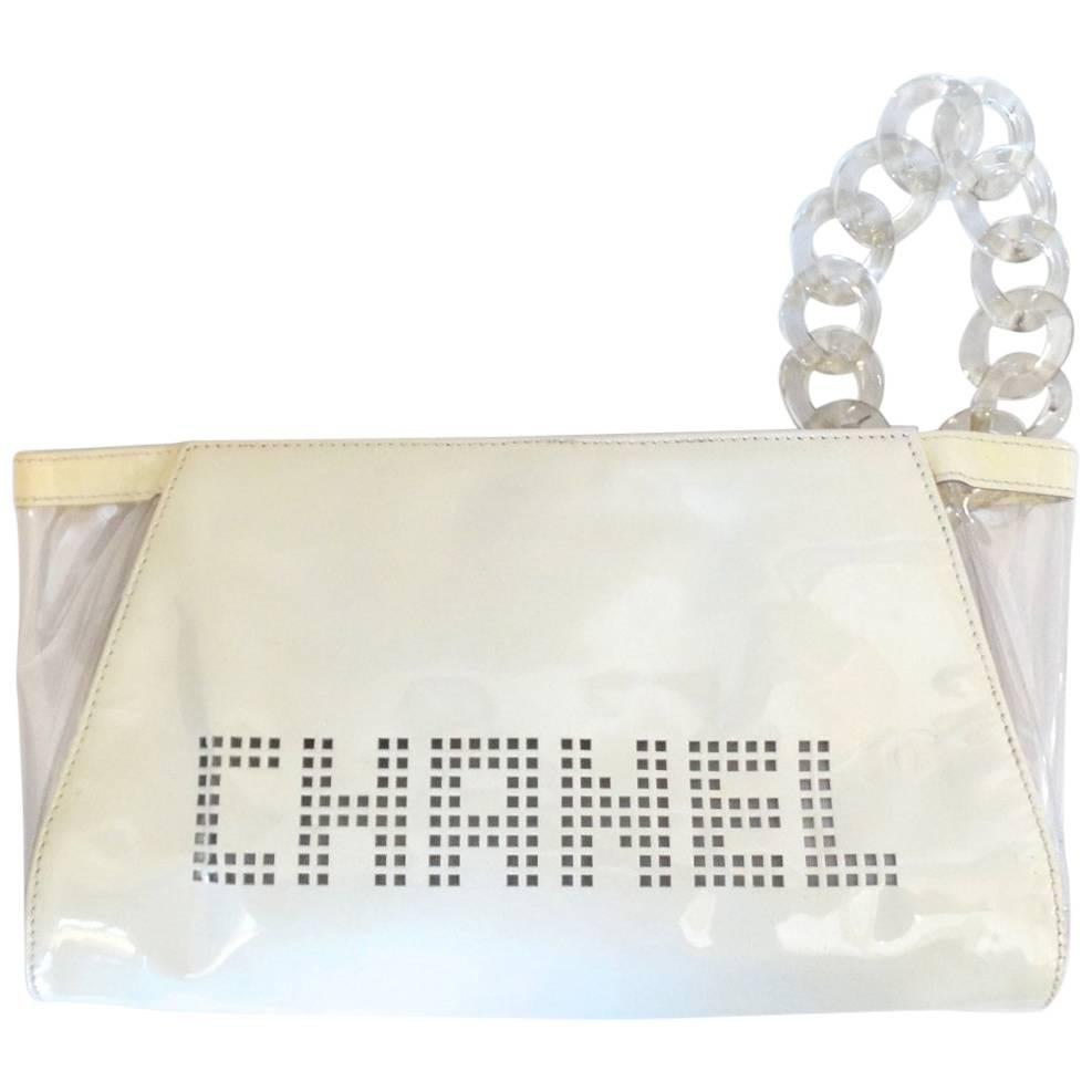 Chanel Patent Leather Wristlet Clutch, 2003  