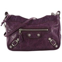 Valentino Glam Lock Shoulder Bag Leather Medium 