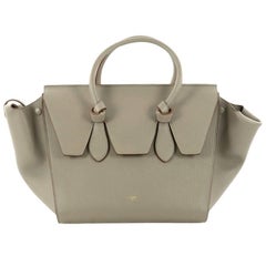 Celine Grainy Leather Small Tie Knot Tote 