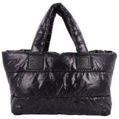 Chanel Coco Cocoon Reversible Quilted Nylon Medium Tote 