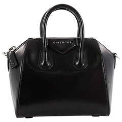 Used Givenchy Antigona Bag Glazed Leather Mini