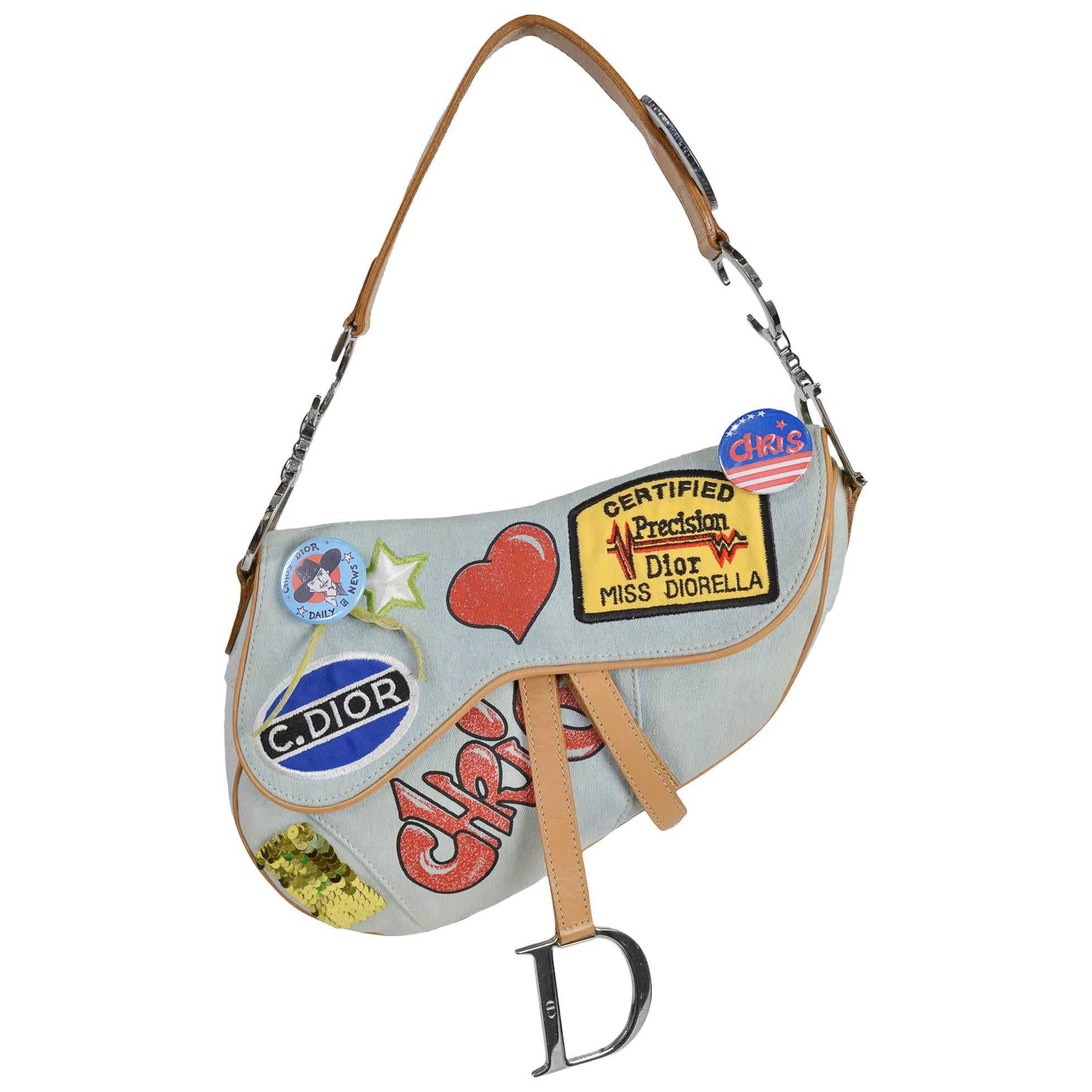 CHRISTIAN DIOR 2007 Limited Edition USA Saddle Bag — Garment