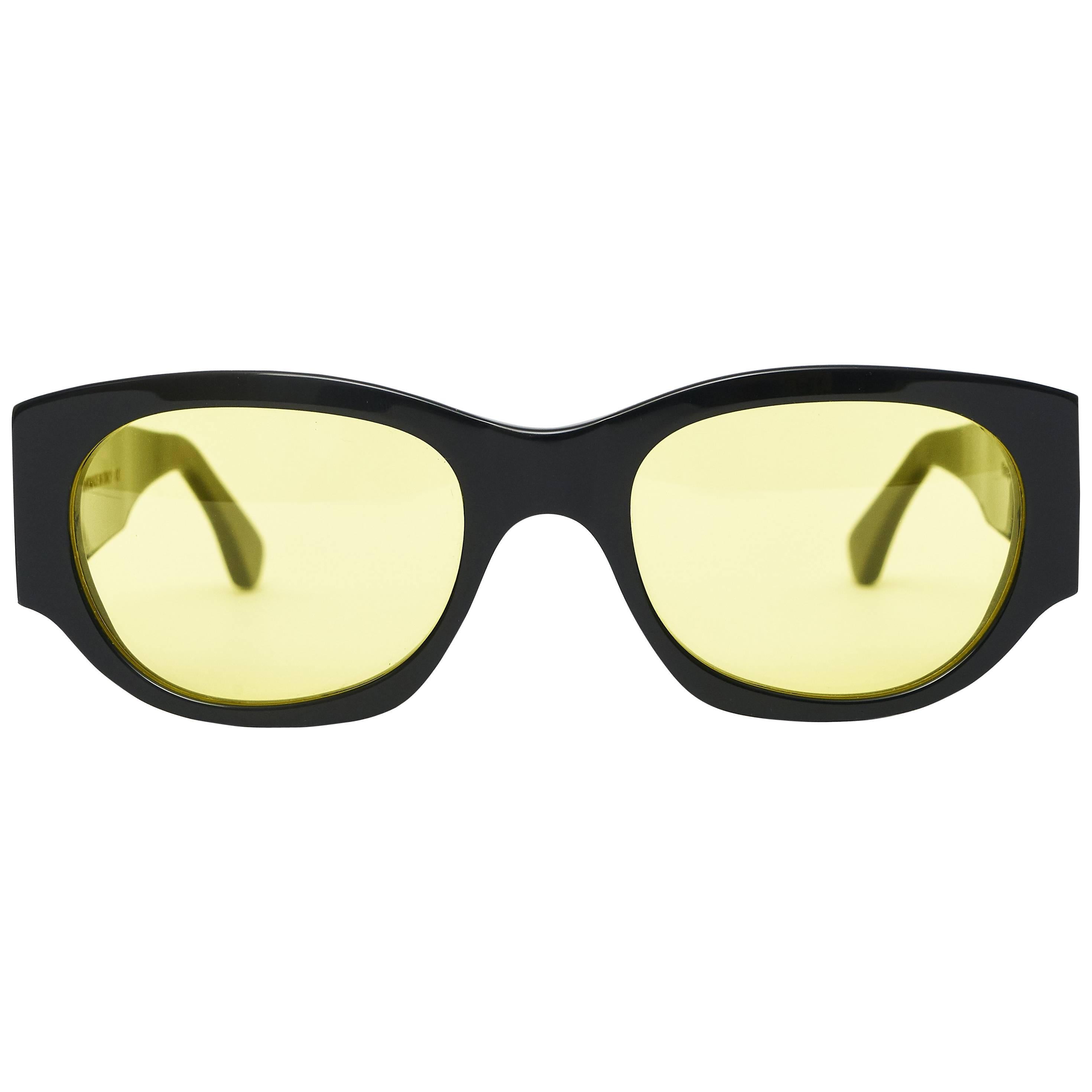 Berenford Skorpios Citrus Yellow Sunglasses  For Sale