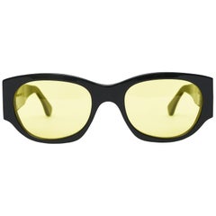 Vintage Berenford Skorpios Citrus Yellow Sunglasses 