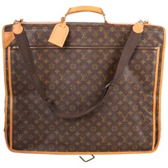 Louis Vuitton Monogram Canvas Garment Carrier Bag 5 hangers - brown