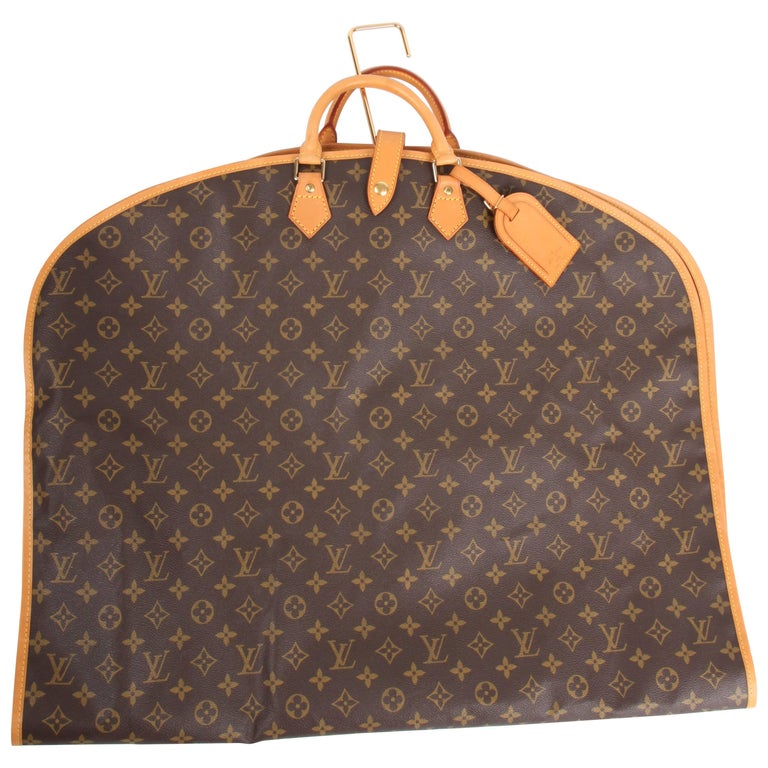 Louis Vuitton Monogram Canvas Garment Cover brown at 1stDibs