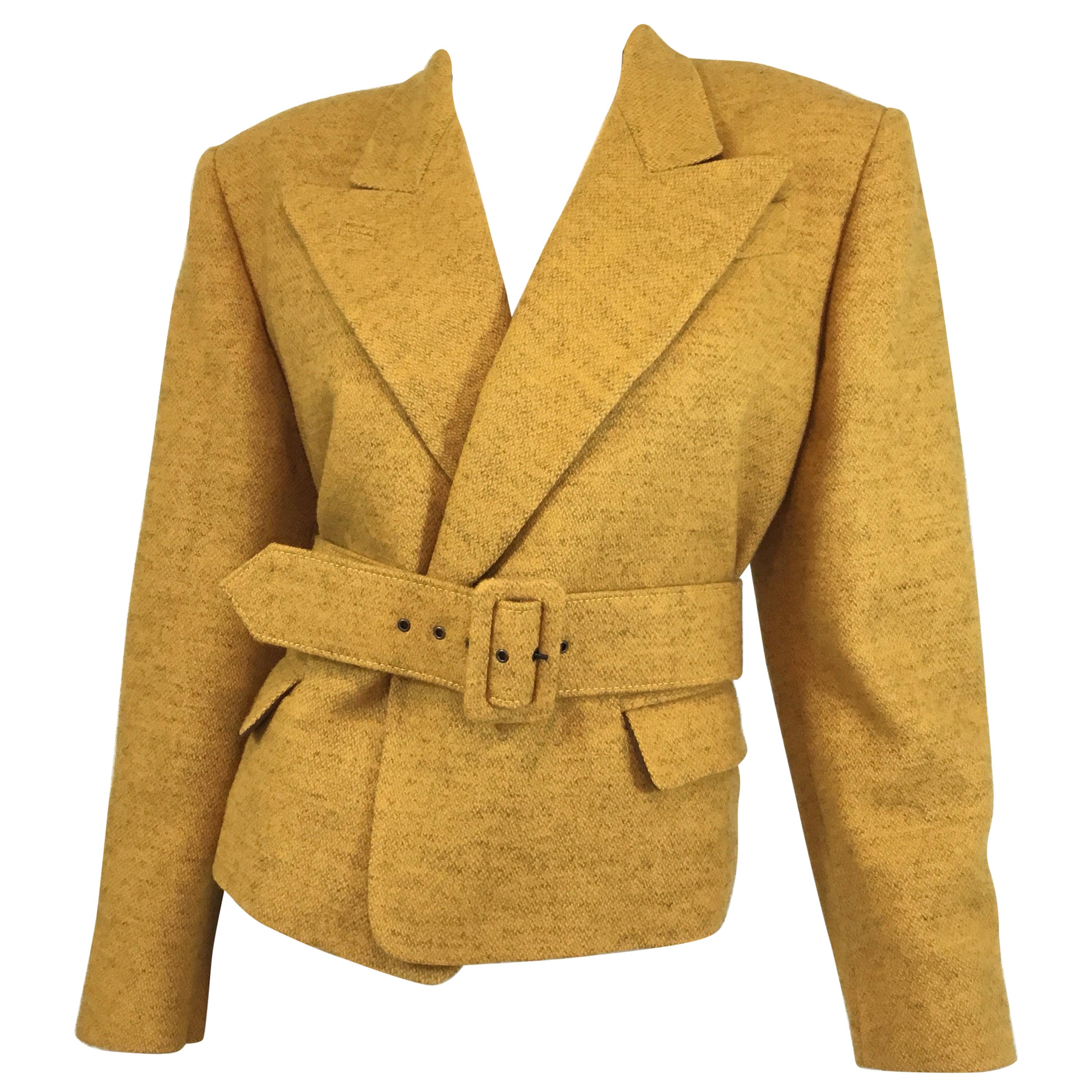 Jean Paul Gaultier Wool Belted Jacket