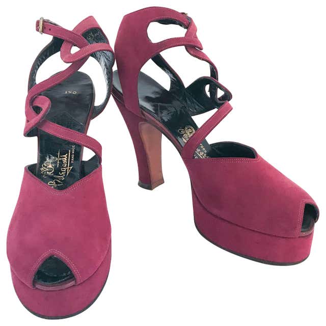 70s Platform Shoe at 1stDibs | 70s platforms, 70s platform shoes womens, 70s platform wedges