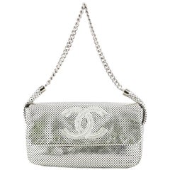 Chanel Rodeo Drive Flap Bag Perforated Leather Medium