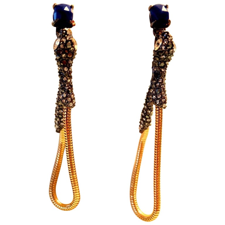 Snake Earrings Cuff For Women Gothic Punk Snake