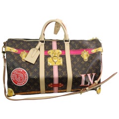 Louis Vuitton Keepall 45 monogram canvas and leather Summer Trunks