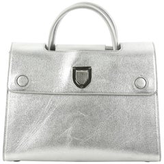 Christian Dior Diorever Top Handle Bag Leather Medium