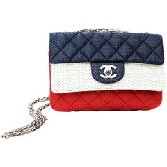 Chanel Duoble Flap Tricolor Shoulder Bag 2006-2008