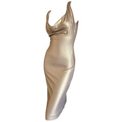 Vivienne Westwood  Anglomania Gold "LIZ"  Bodycon Dress NWT