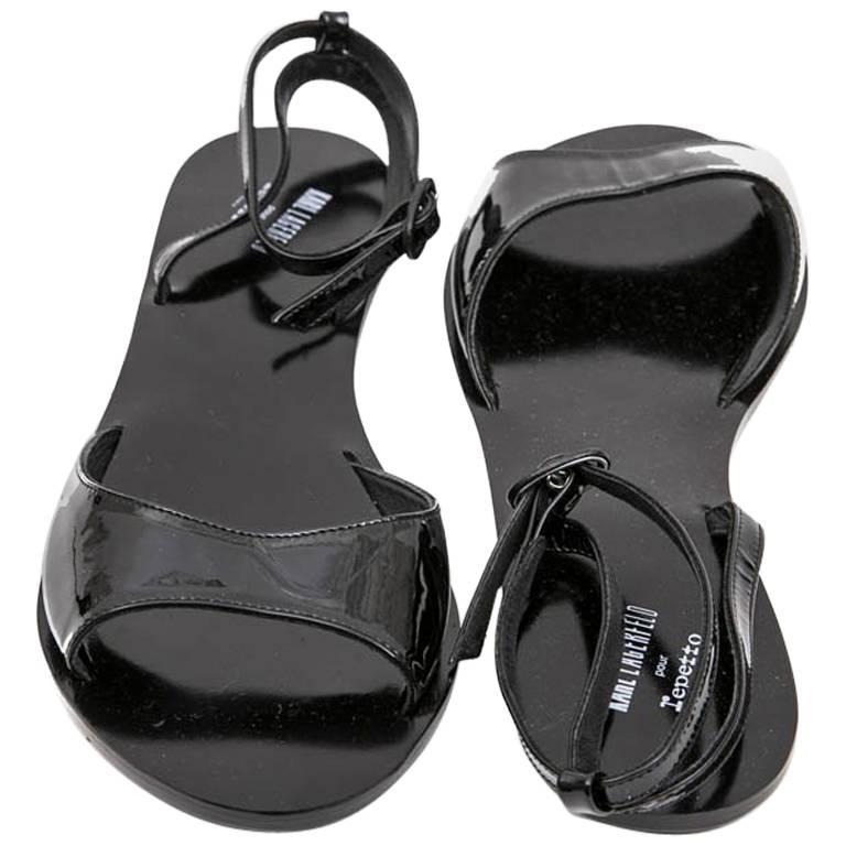 Karl lagerfeld jelly sandals sale