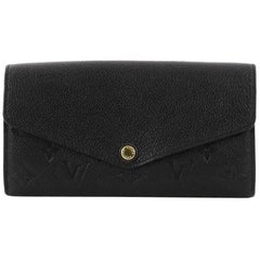 Louis Vuitton Raisin Monogram Empreinte Leather Sarah Wallet