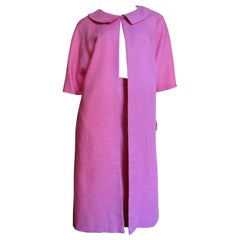 B H Wragge 1960s Linen Coat and Skirt