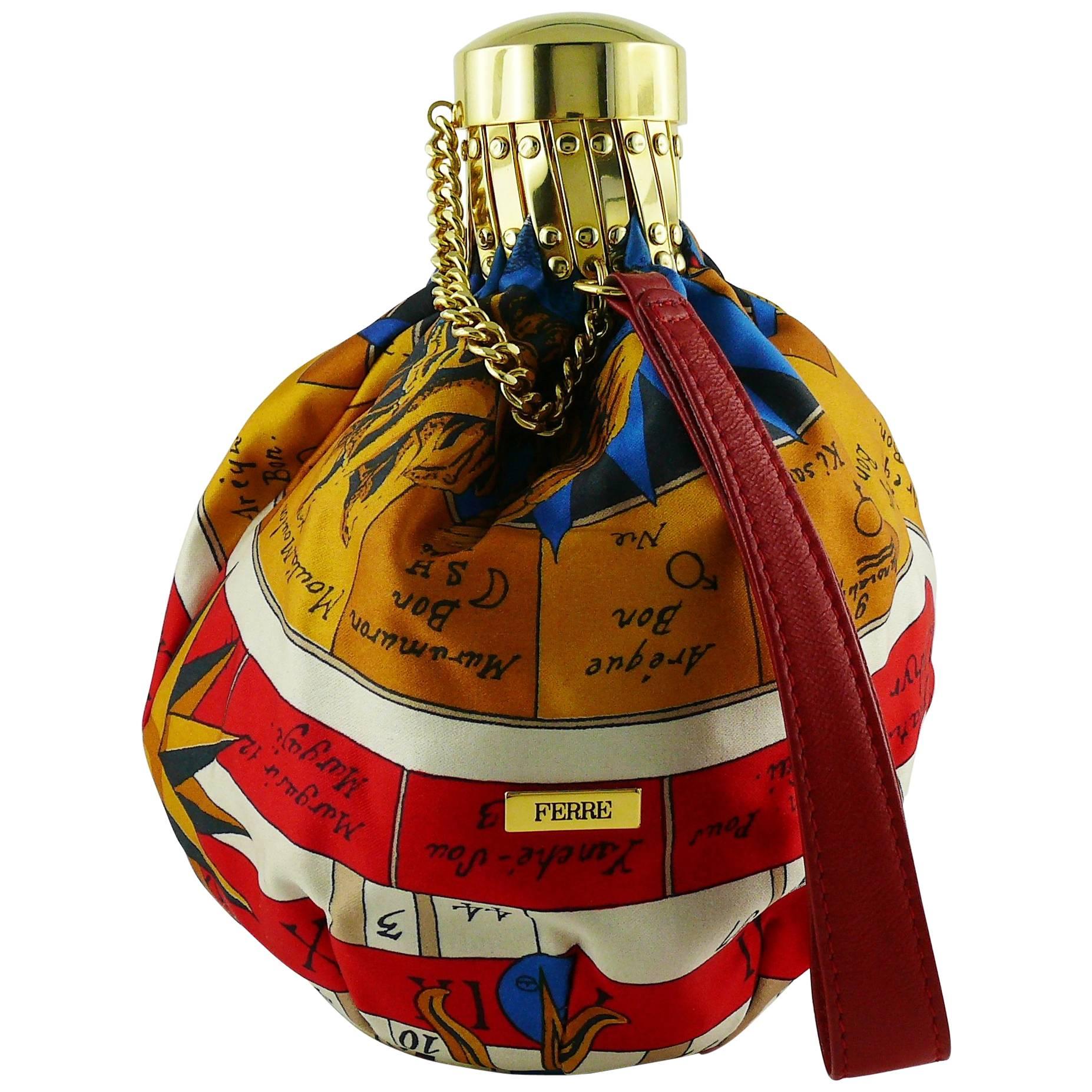 Gianfranco Ferre Vintage Bottle Wristlet Bag