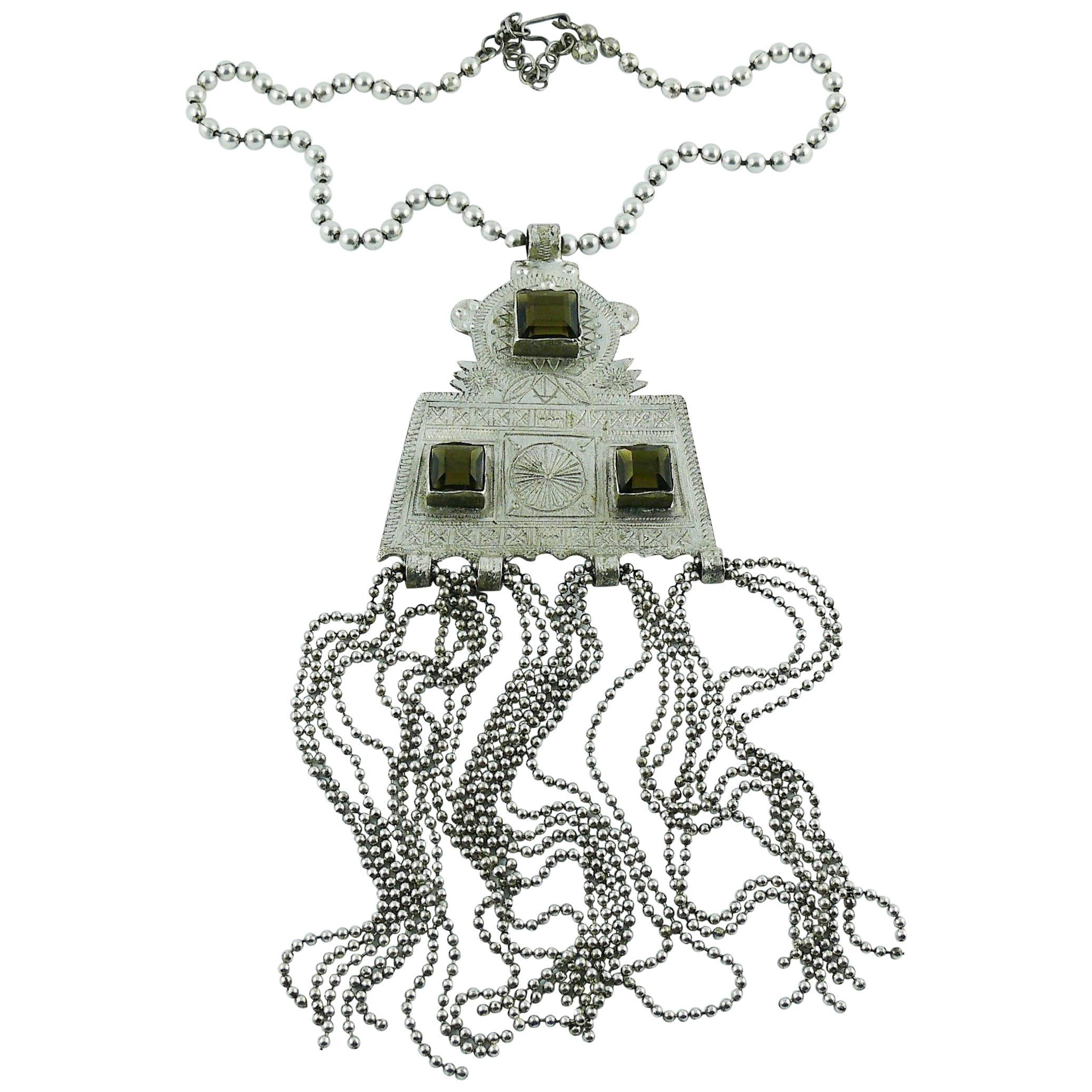 Jean Paul Gaultier Collier à pendentif style Touareg en vente
