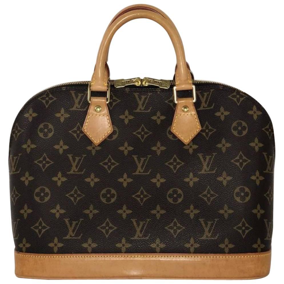 Louis Vuitton Monogram Alma PM Top Handle Bag For Sale