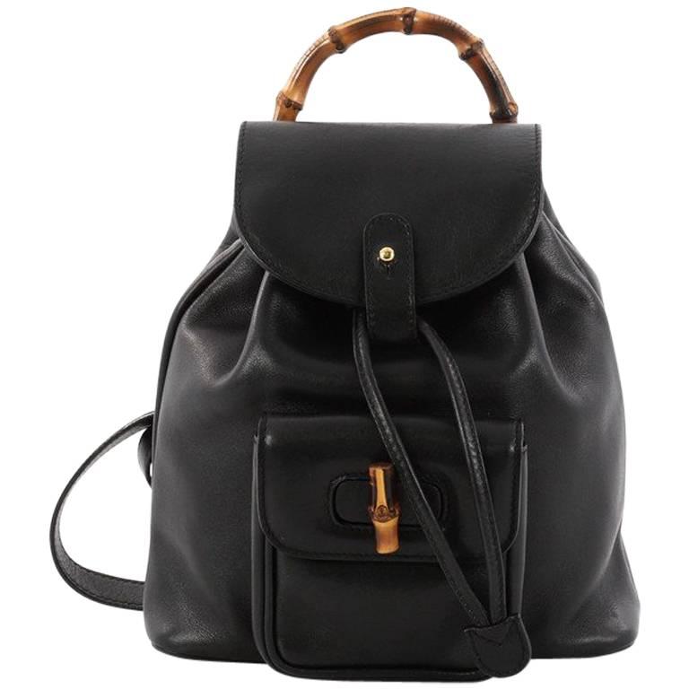 Gucci Bamboo Tassel Backpack Leather Mini at 1stDibs gucci bamboo