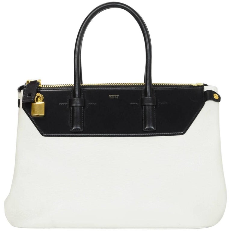 Tom Ford Black And White Medium Petra Bag For At 1stdibs Tom Ford Black White Medium Petra Bag For