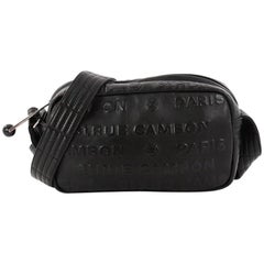 Chanel Unlimited Crossbody Bag Embossed Leather Small