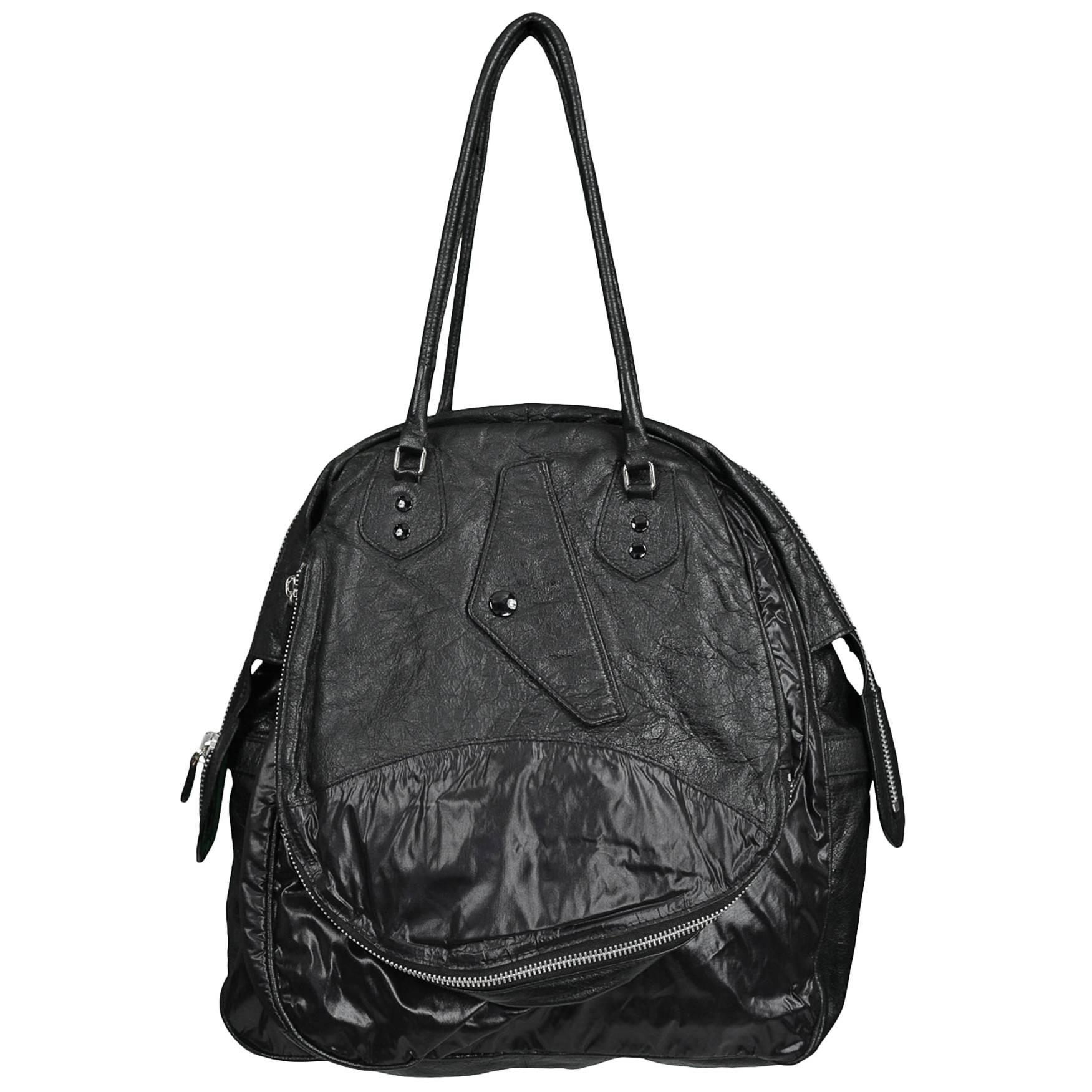 Vintage Balenciaga 2003 Black Parachute Bag