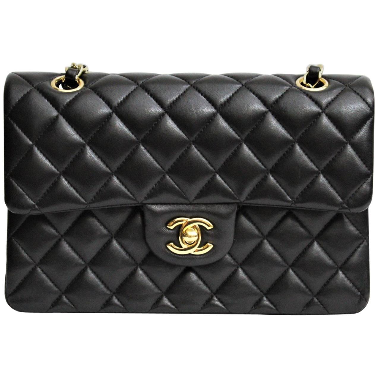 Chanel Black Leather Classic 2.55 Bag