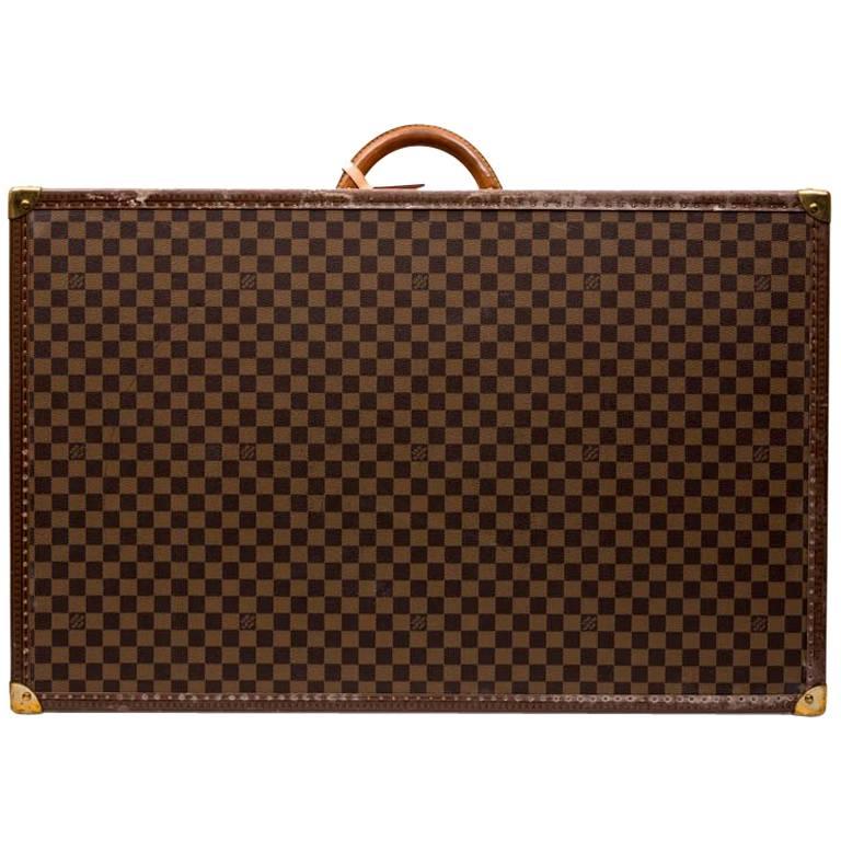 LOUIS VUITTON Suitcase in Damier Ebene Canvas