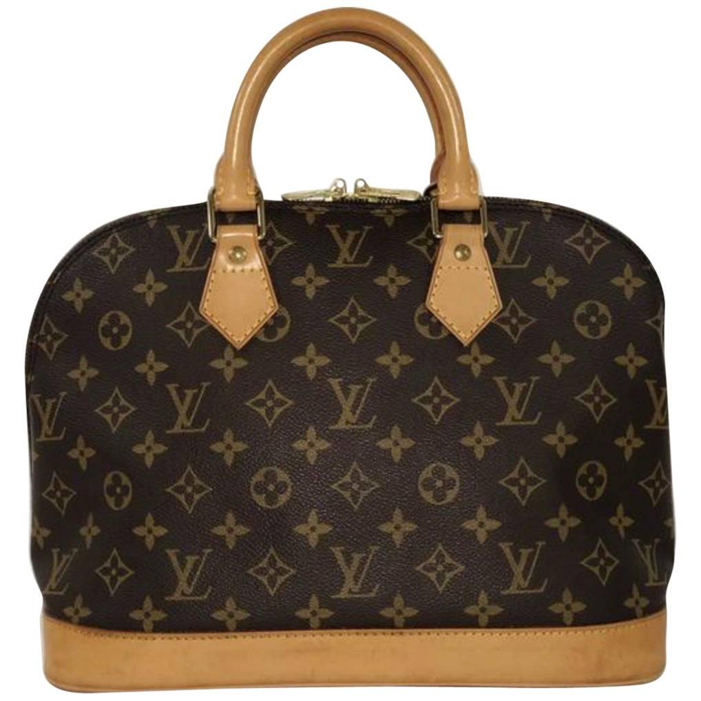 Louis Vuitton Monogram Alma PM Satchel Bag For Sale