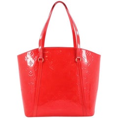 Used Louis Vuitton Avalon Handbag Monogram Vernis GM