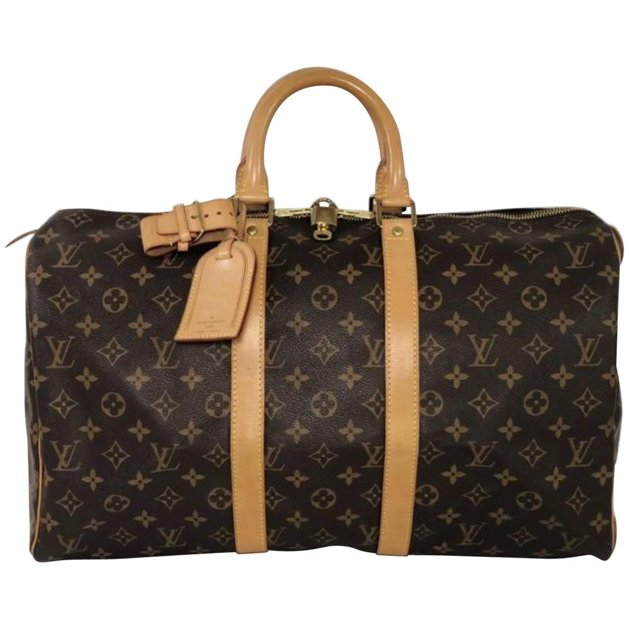 Louis Vuitton Monogram 45 Keepall Bag