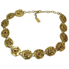 Yves Saint Laurent Vintage Gold Plated Necklace