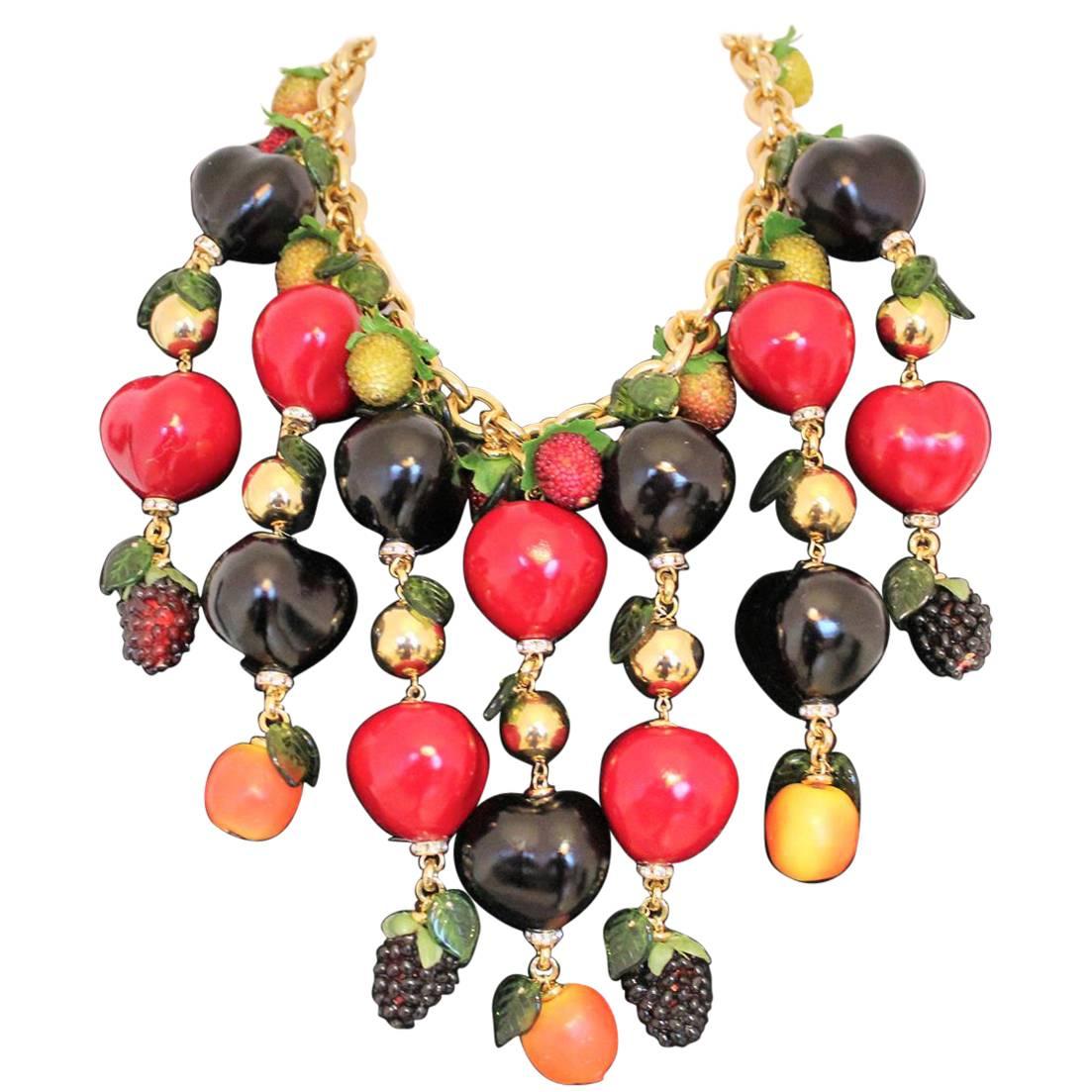 Carlo Zini Fruits Necklace