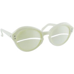 COURREGES Vintage 1965 Iconic "Eskimo Eclipse" Sunglasses