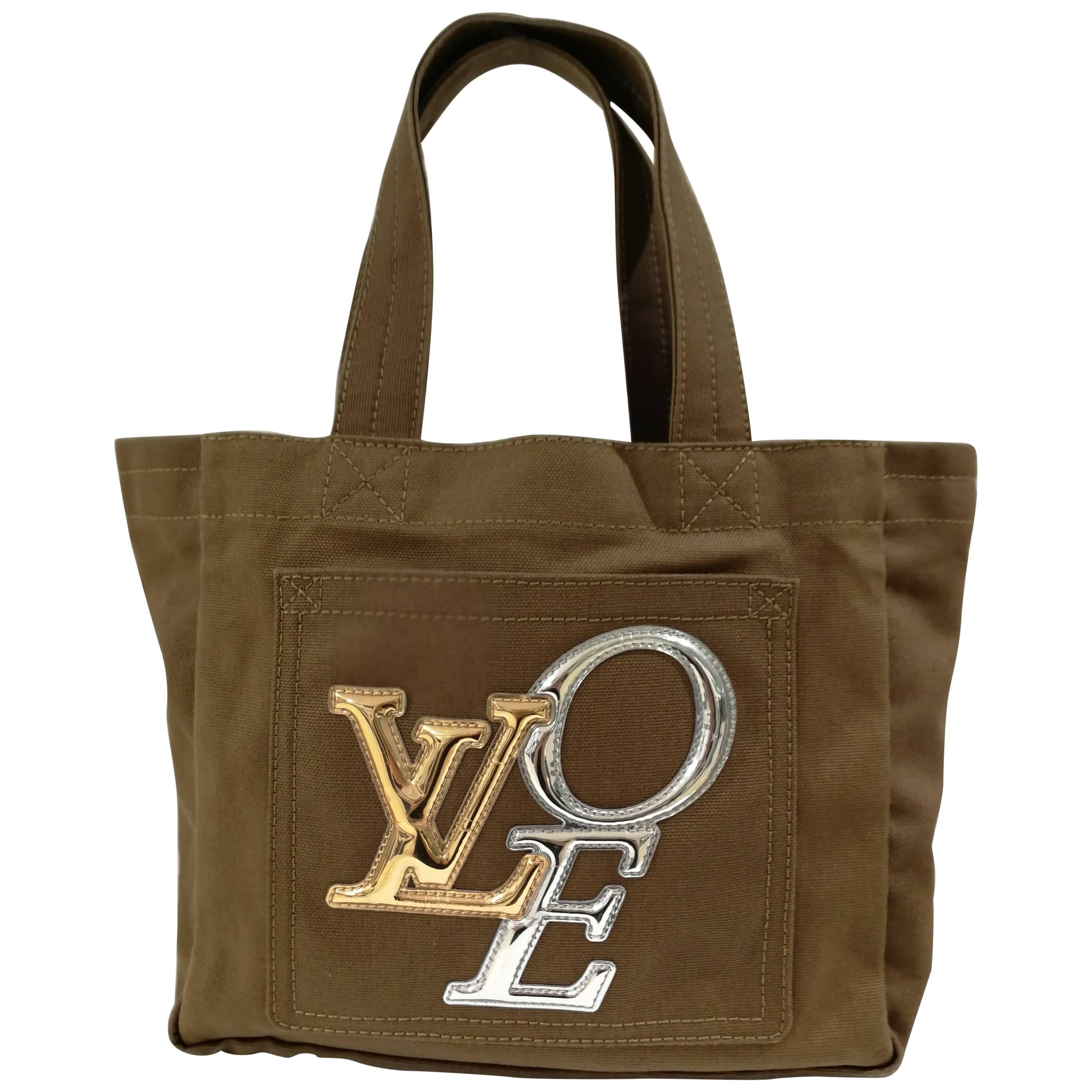 Louis Vuitton Textile LOVE Limited Edition handle bag