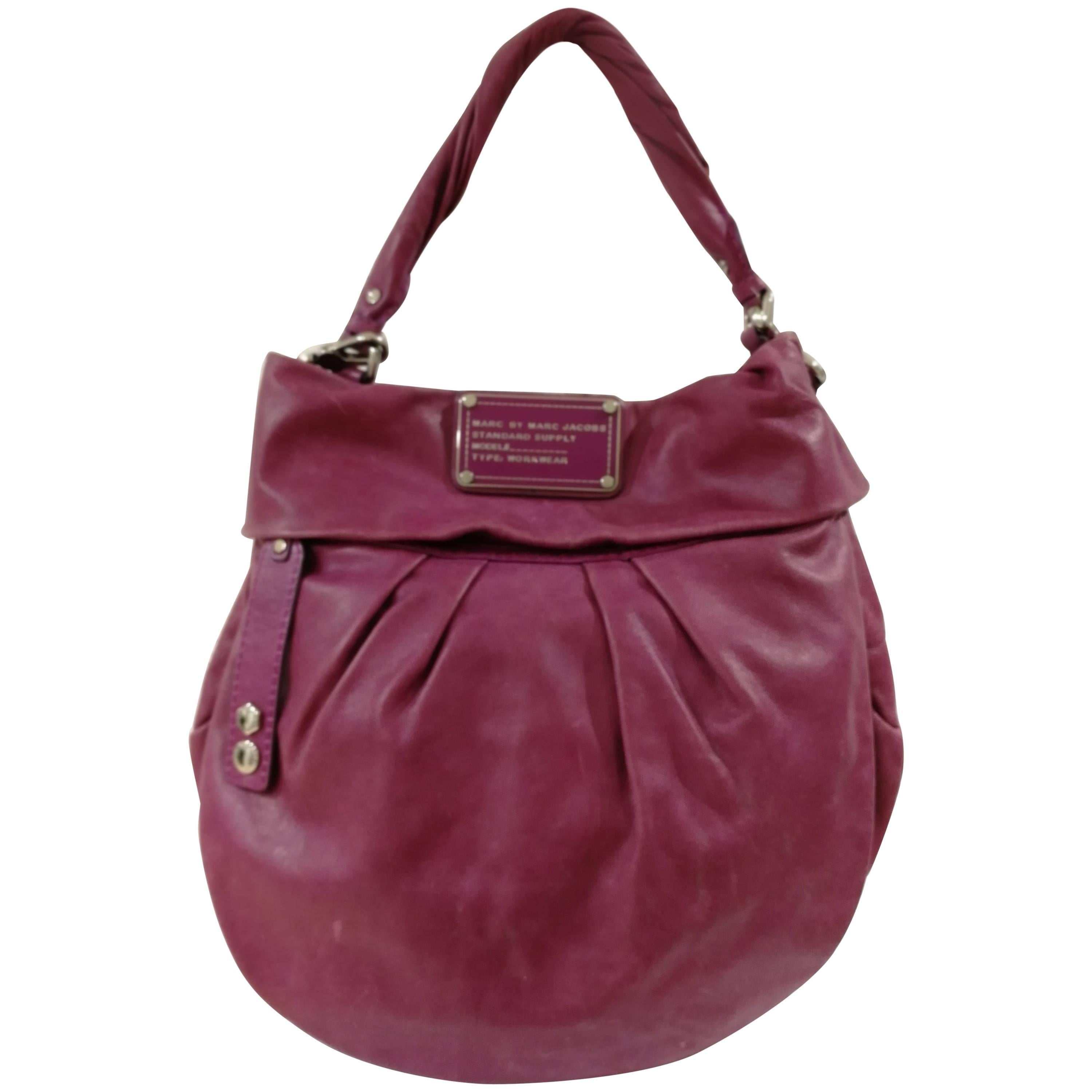 Marc Jacobs Purple leather Shoulder Bag
