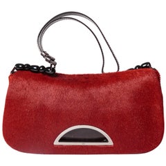 Christian Dior Ponyskin Shoulder Bag
