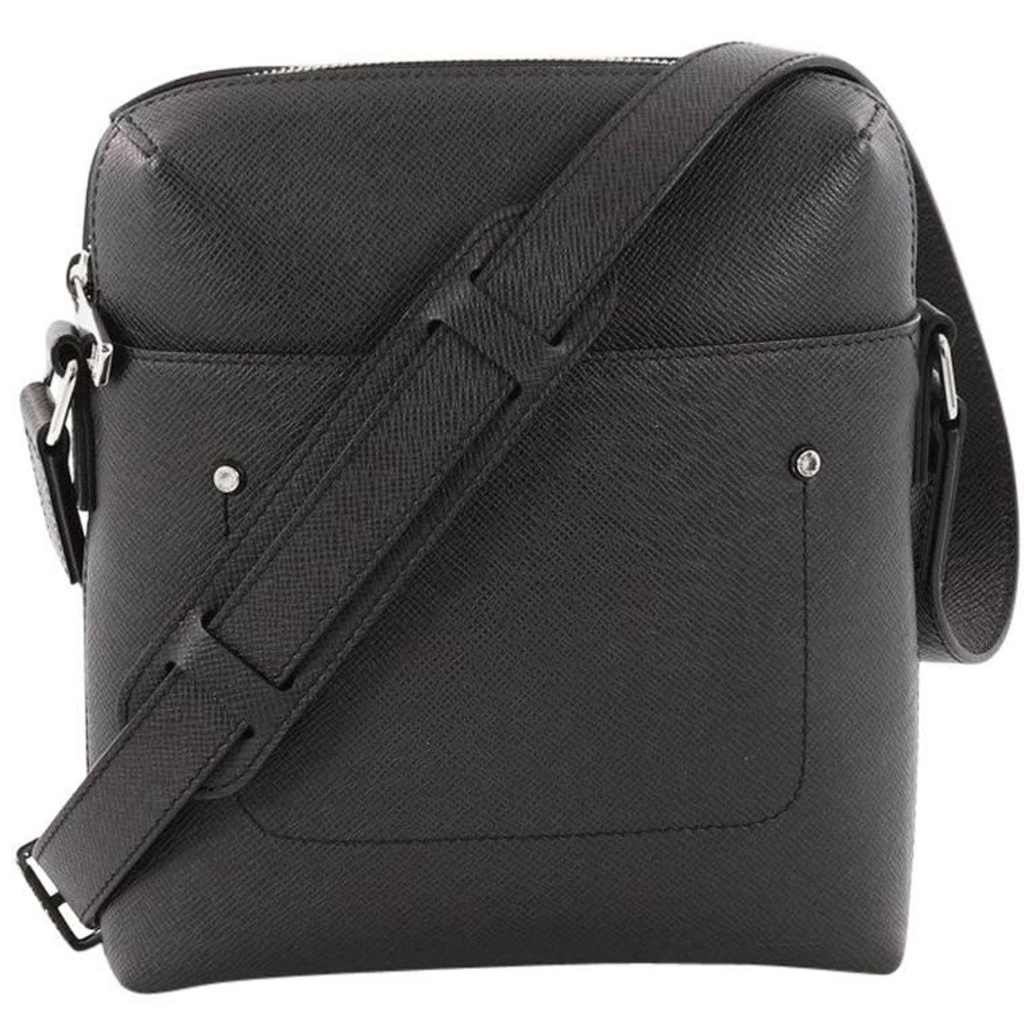Louis Vuitton - Authenticated Apollo Pochette Bag - Cloth Black for Men, Very Good Condition