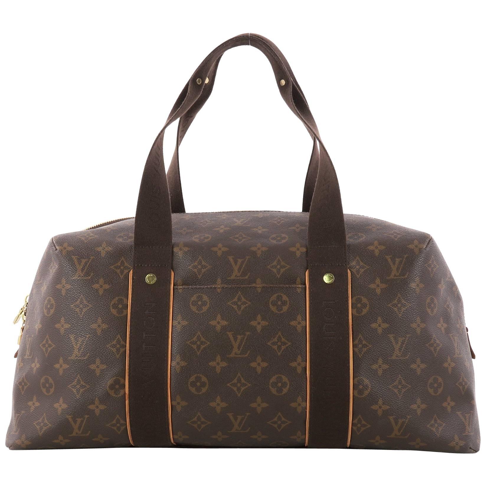 LOUIS VUITTON Damier Ebene Weekender Beaubourg GM 161614